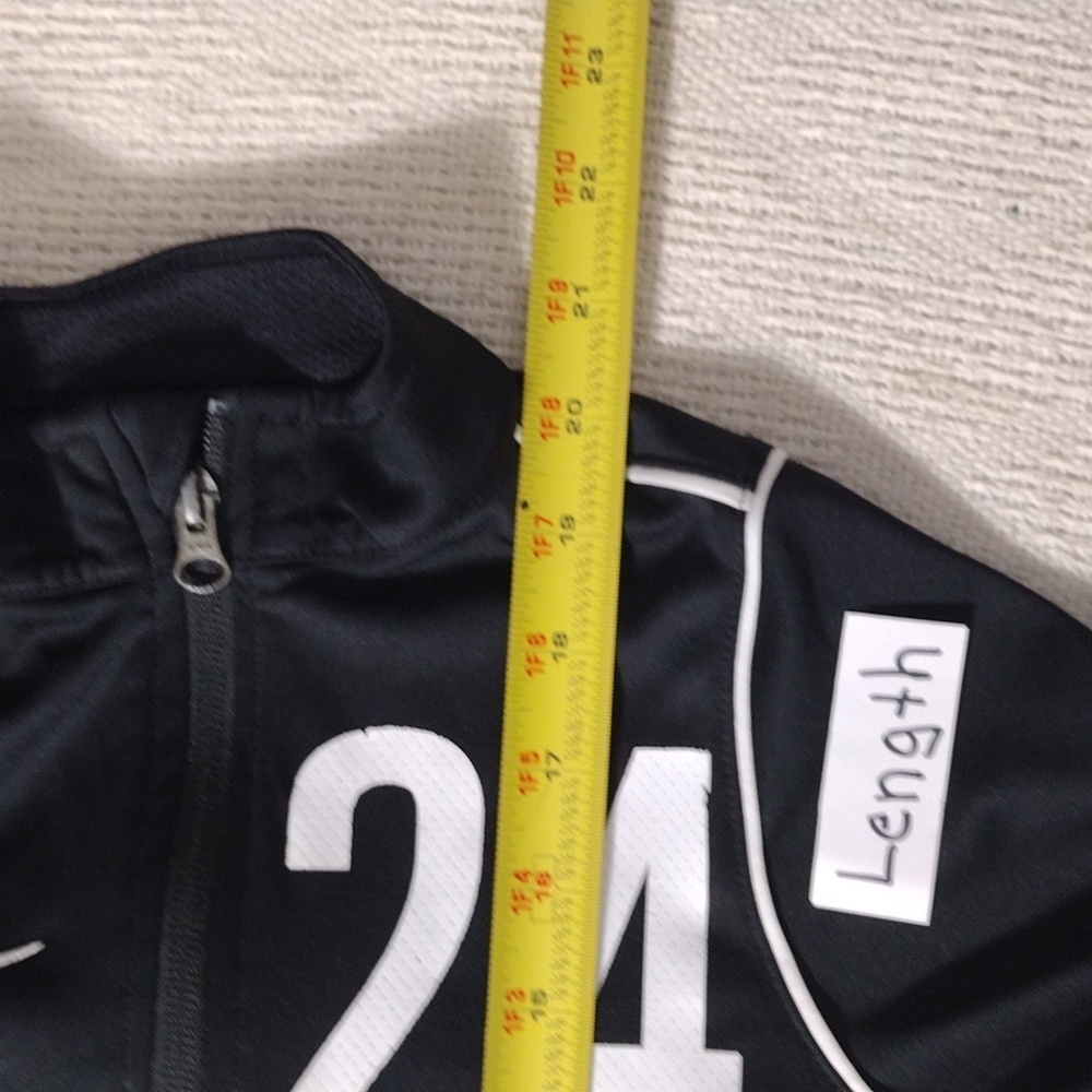 Nike Black Full Zip Track Jacket Campton United SC # 24 size boys Small - Picture 9 of 10